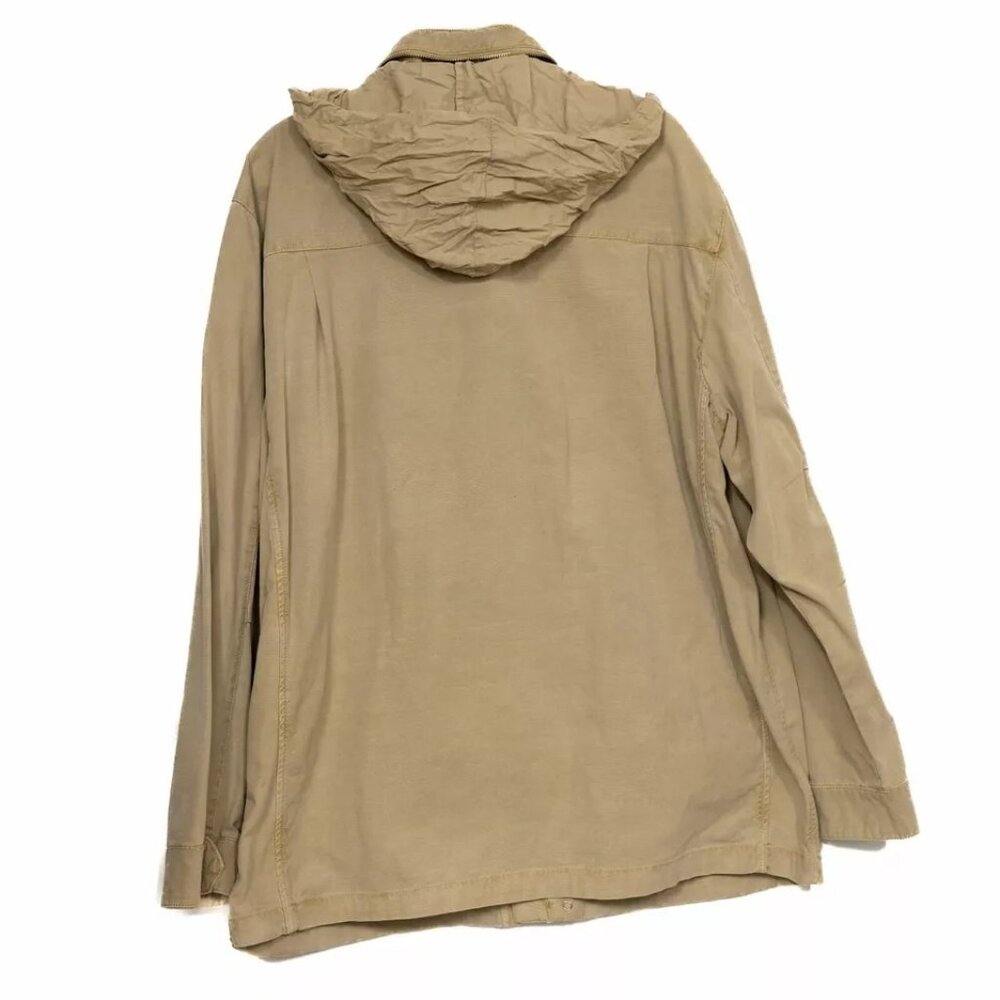 Structure Mens Beige Jacket Solid 4 Pockets Butto… - image 4